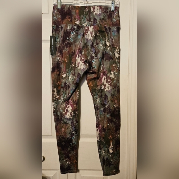 #394 Tahari Sport- 2 Pocket Earthtone Leggings,varies Sizes - Picture 2 of 7